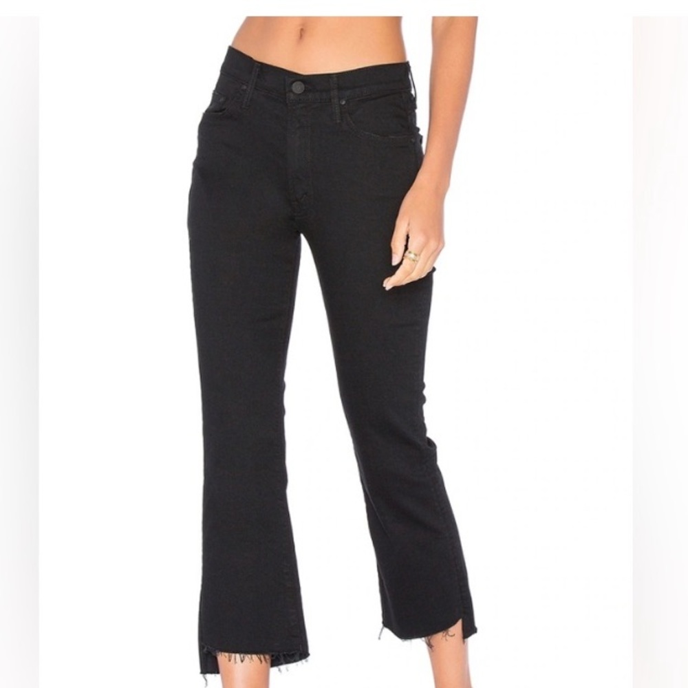 Mother The Insider Crop Step Fray Jeans